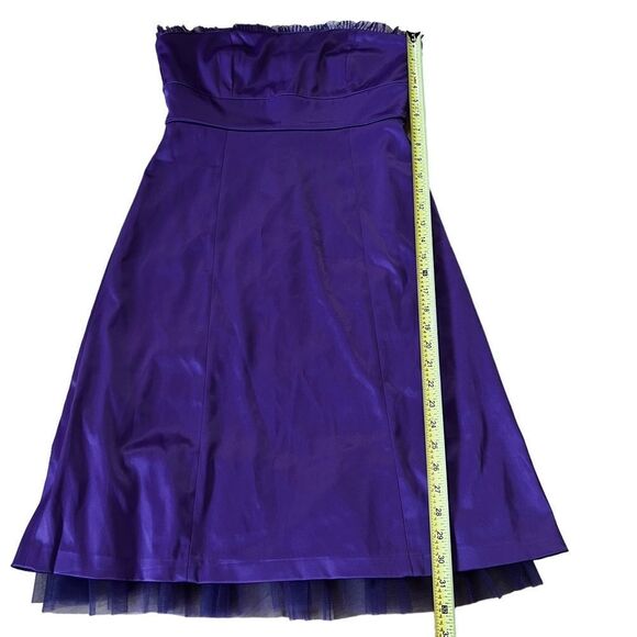 Purple RW&Co. Strapless Dress Size 8 - Picture 11 of 11
